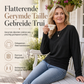 Dames casual losvallend rondhalslangelijkno truimet afhangende schouders, batwingmouwen en gerimpeld zijdesign