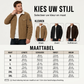 Warme corduroy jack voor heren, wintercollectie