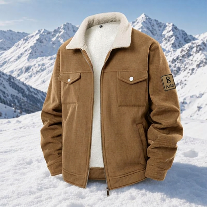 Warme corduroy jack voor heren, wintercollectie