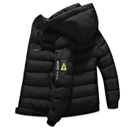 🔥Gratis verzending✈️Warme Omkeerbare Herenjas met Capuchon – 2-in-1 Jas voor Comfort, Warmte & Moderne Stijl