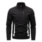 🔥 Speciale Deal ✨ Casual Herenjas met Ritszakken & Opstaande Kraag – Comfortabele Jas met Moderne Uitstraling
