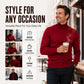 Klassieke slim fit coltrui voor heren
