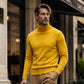 Klassieke slim fit coltrui voor heren