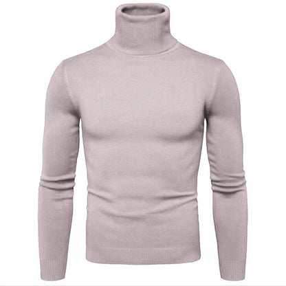 Klassieke slim fit coltrui voor heren